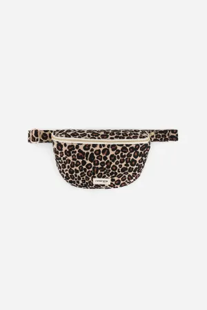 Rivedroit Custine Waist Bag Leopard Beige Sand