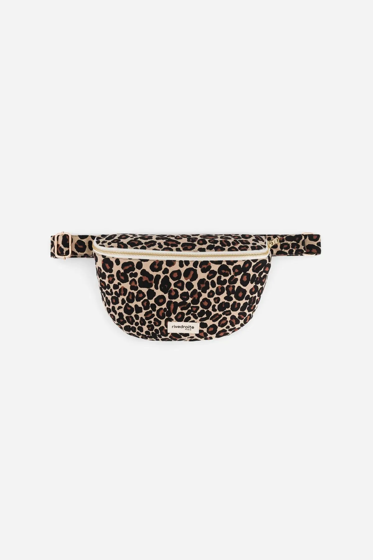 Rivedroit Custine Waist Bag Leopard Beige Sand