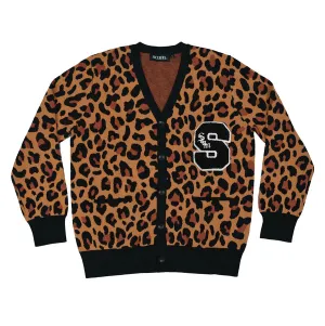 Scum College Cardigan - Leopard