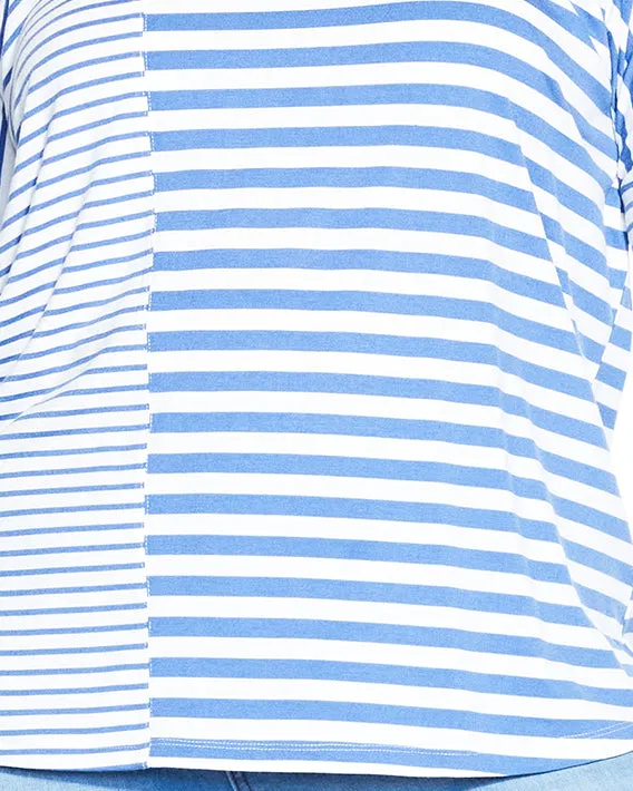 Sina Stripe Top | Bluebird
