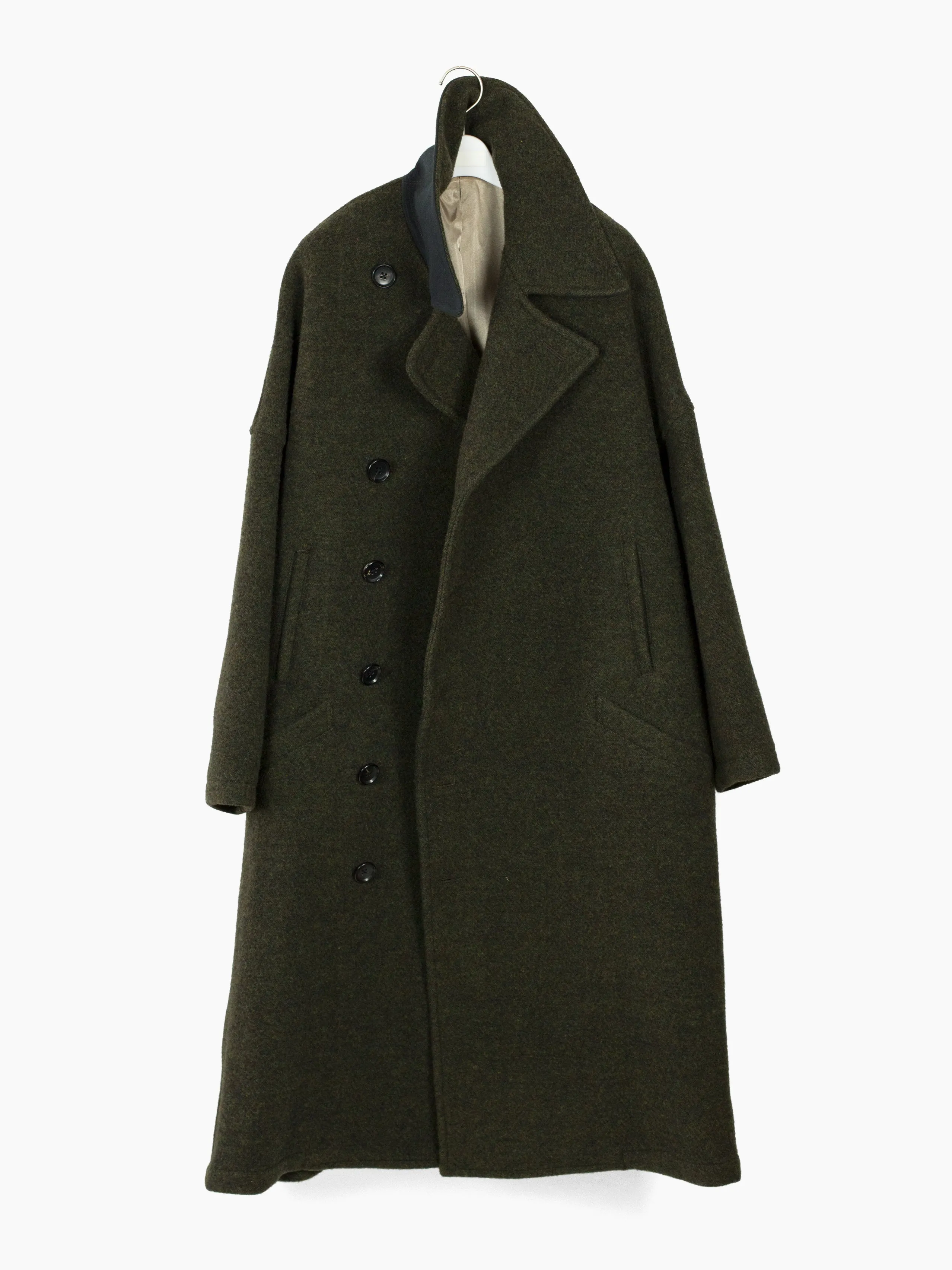 Sulvam AW24 Maxi DB Overcoat