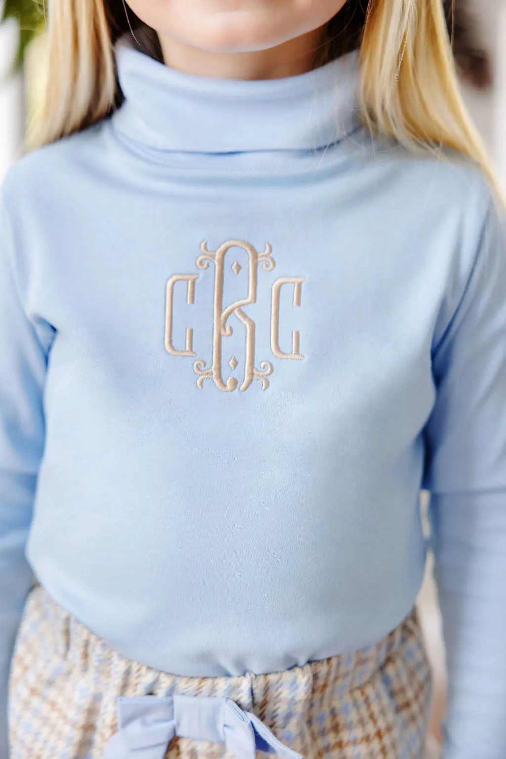 Tatum's Turtleneck & Onesie (Unisex) - Beale Street Blue
