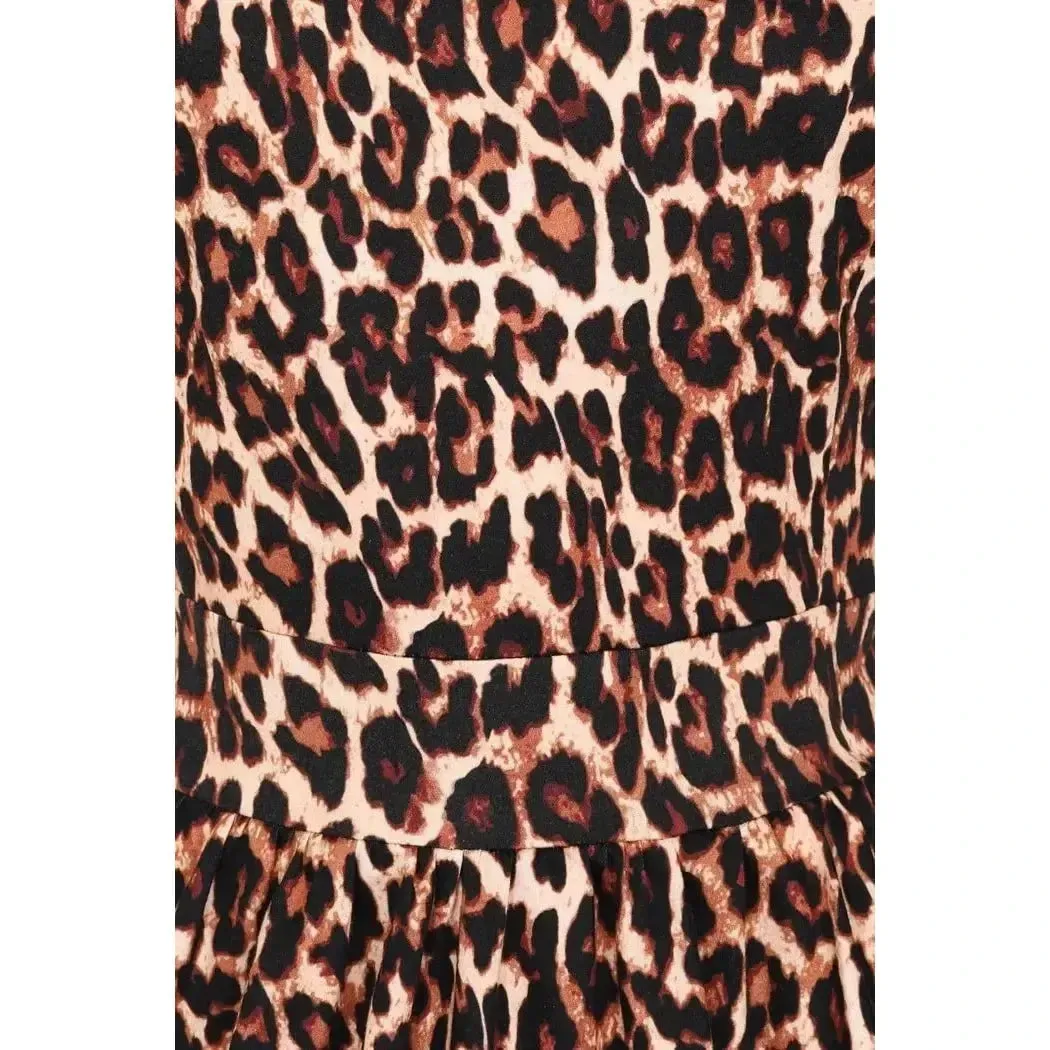 Tea Dress - Leopard Print