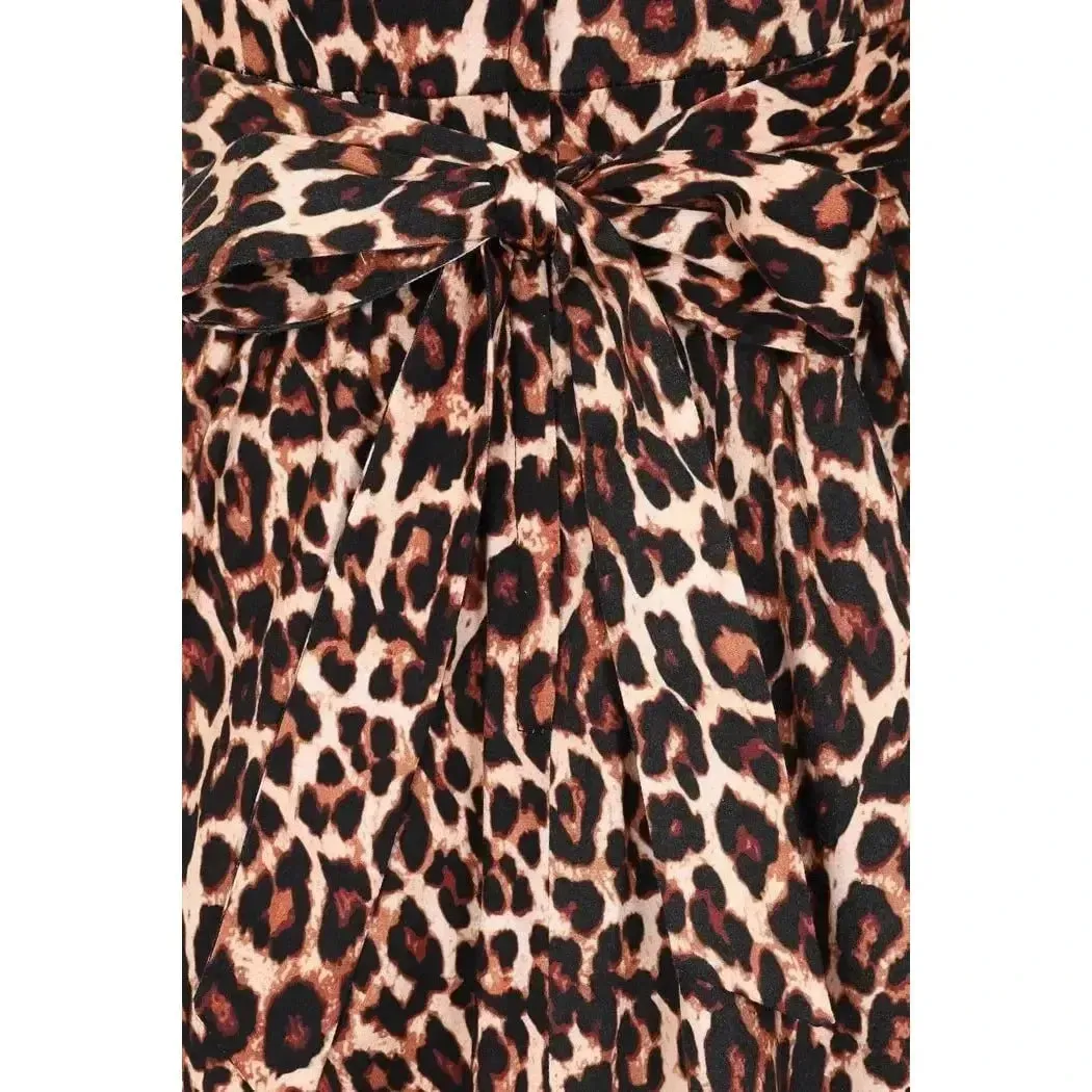 Tea Dress - Leopard Print