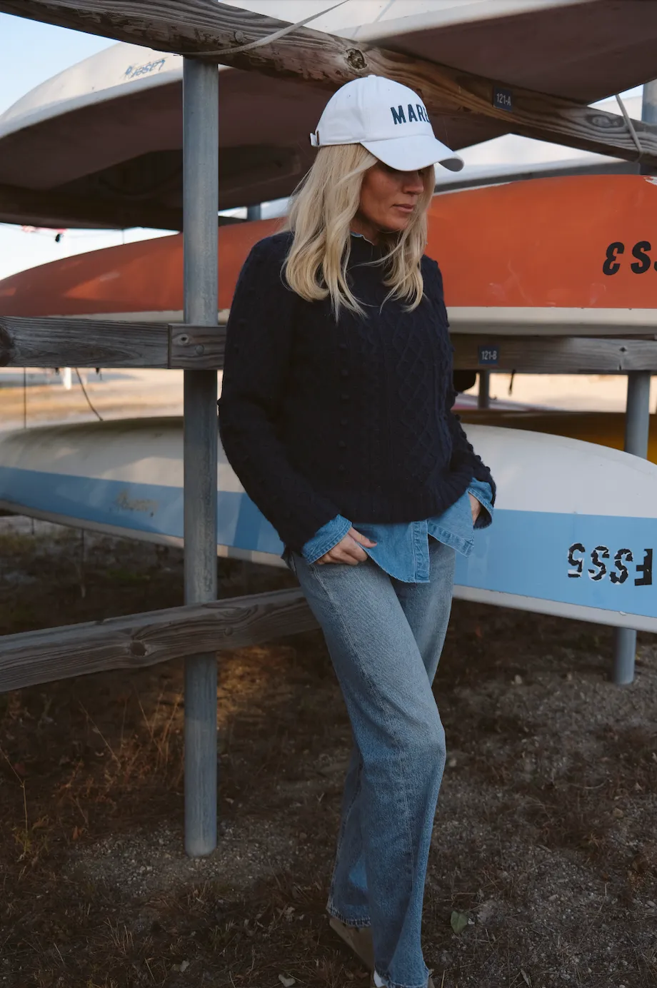 The Billy Sweater - Navy