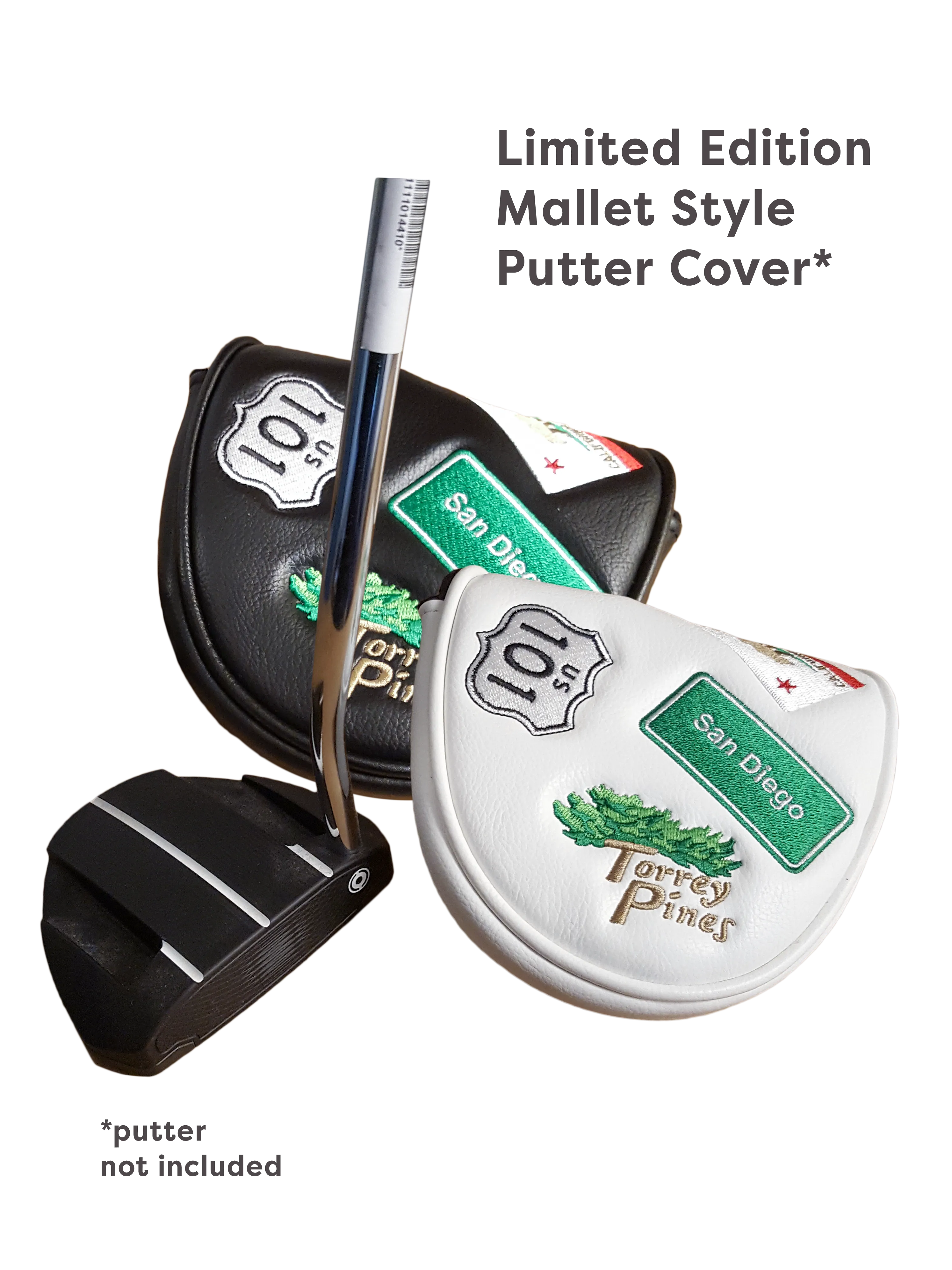 Torrey Pines Limited Edition Mallet Style Putter Cover