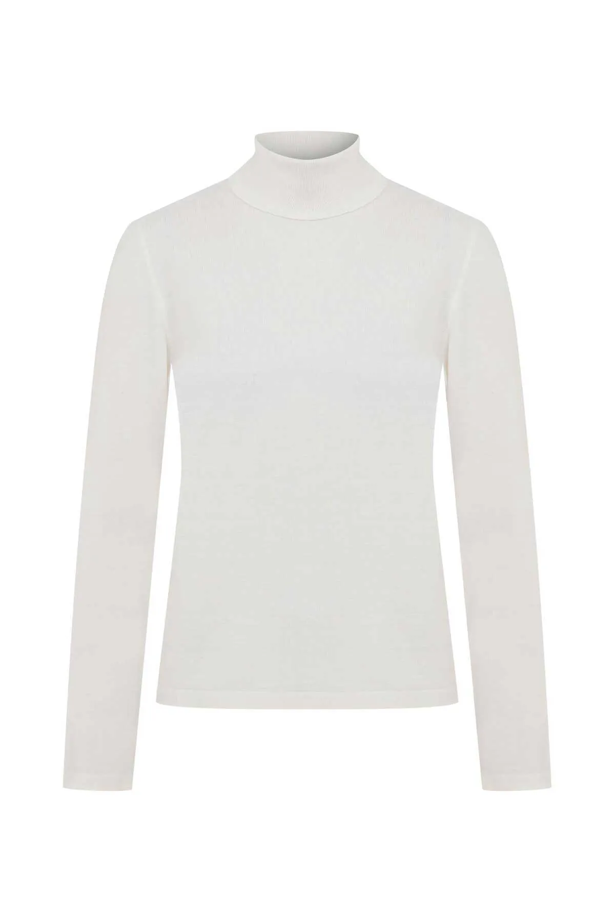 Turtleneck Knitwear Bone