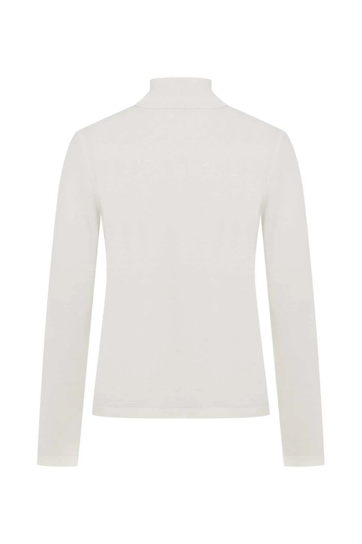 Turtleneck Knitwear Bone