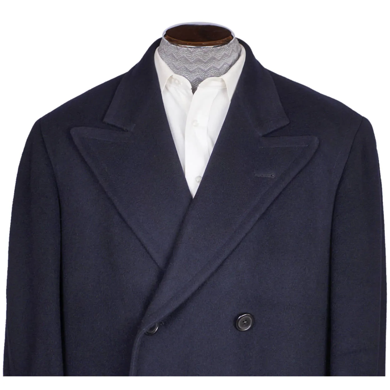 Vintage Ralph Lauren Polo Overcoat 1980s Made in USA Quality Coat Size 44 Long
