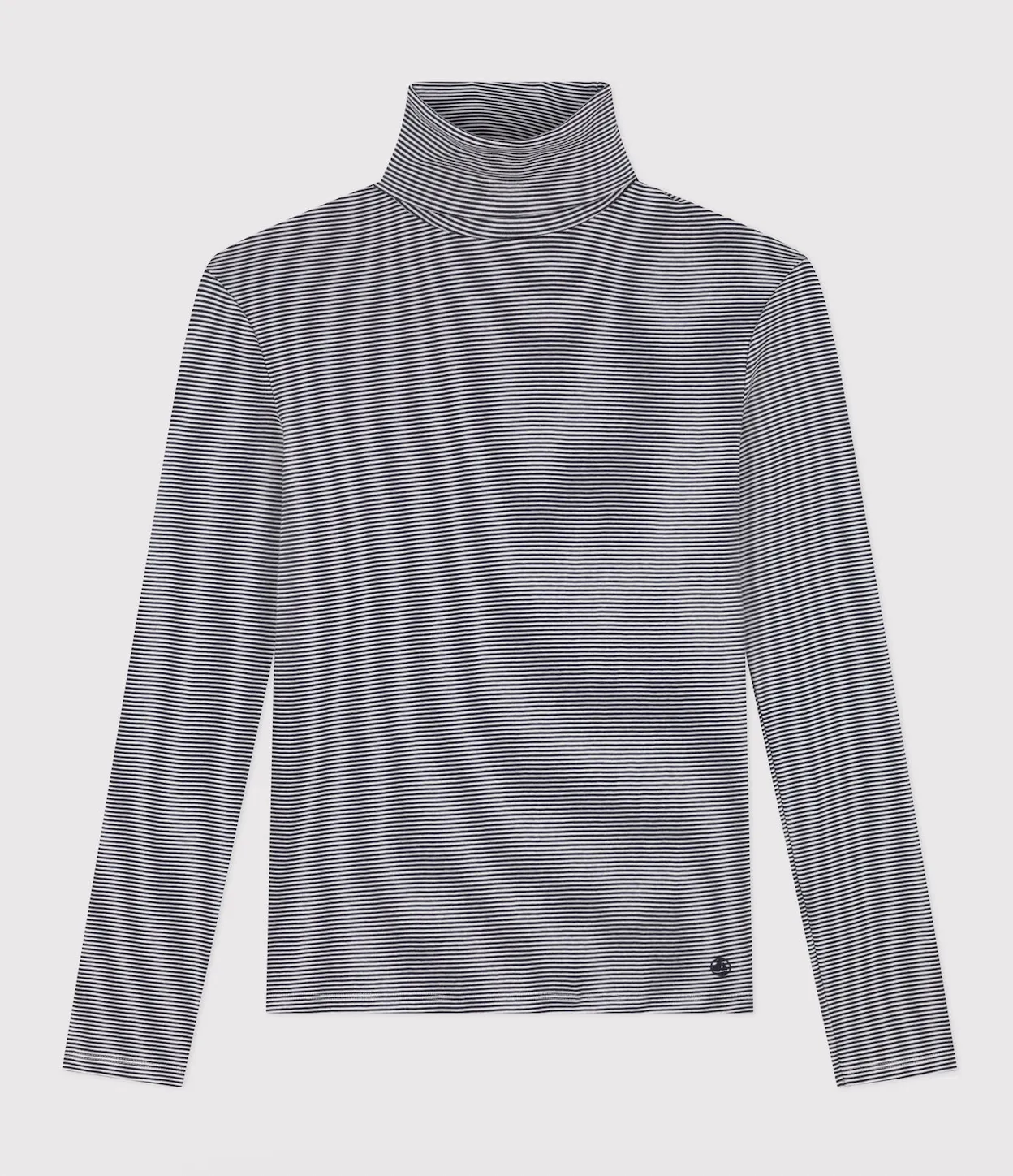 Women's Black Turtleneck - Petit Bateau FW24