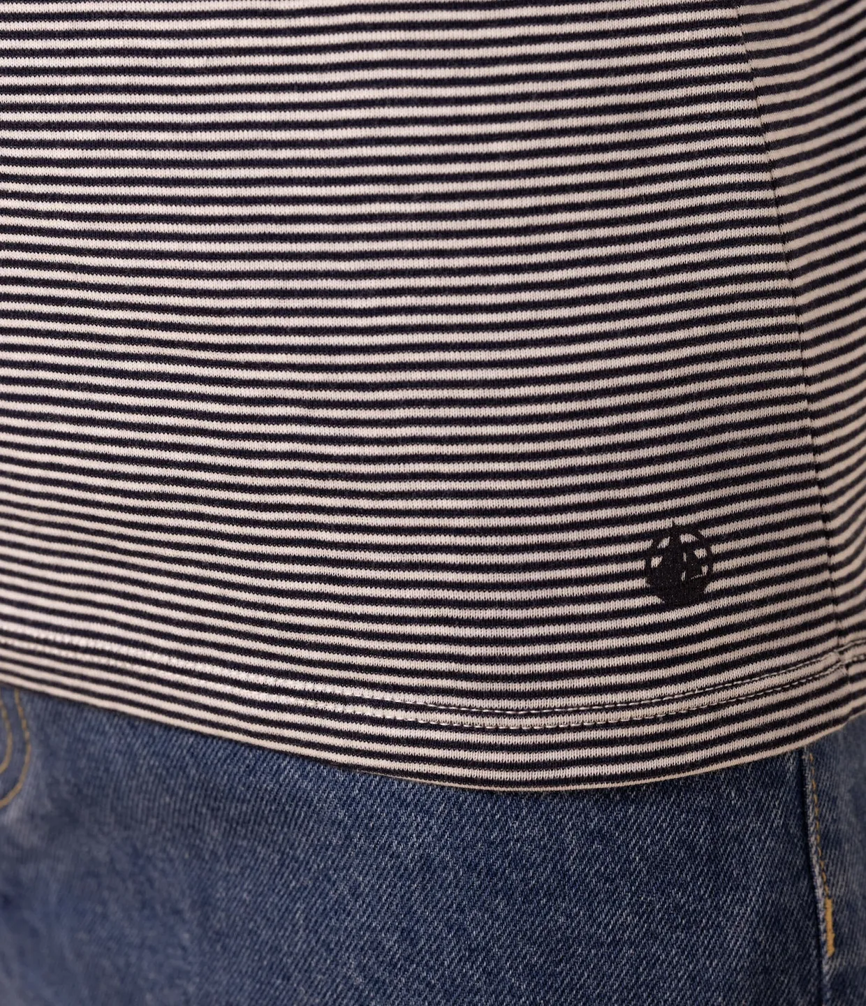 Women's Black Turtleneck - Petit Bateau FW24