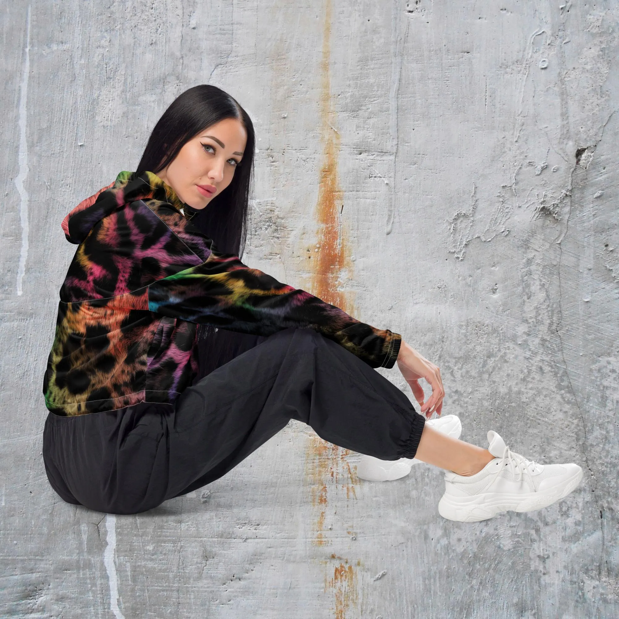 Women’s cropped windbreaker