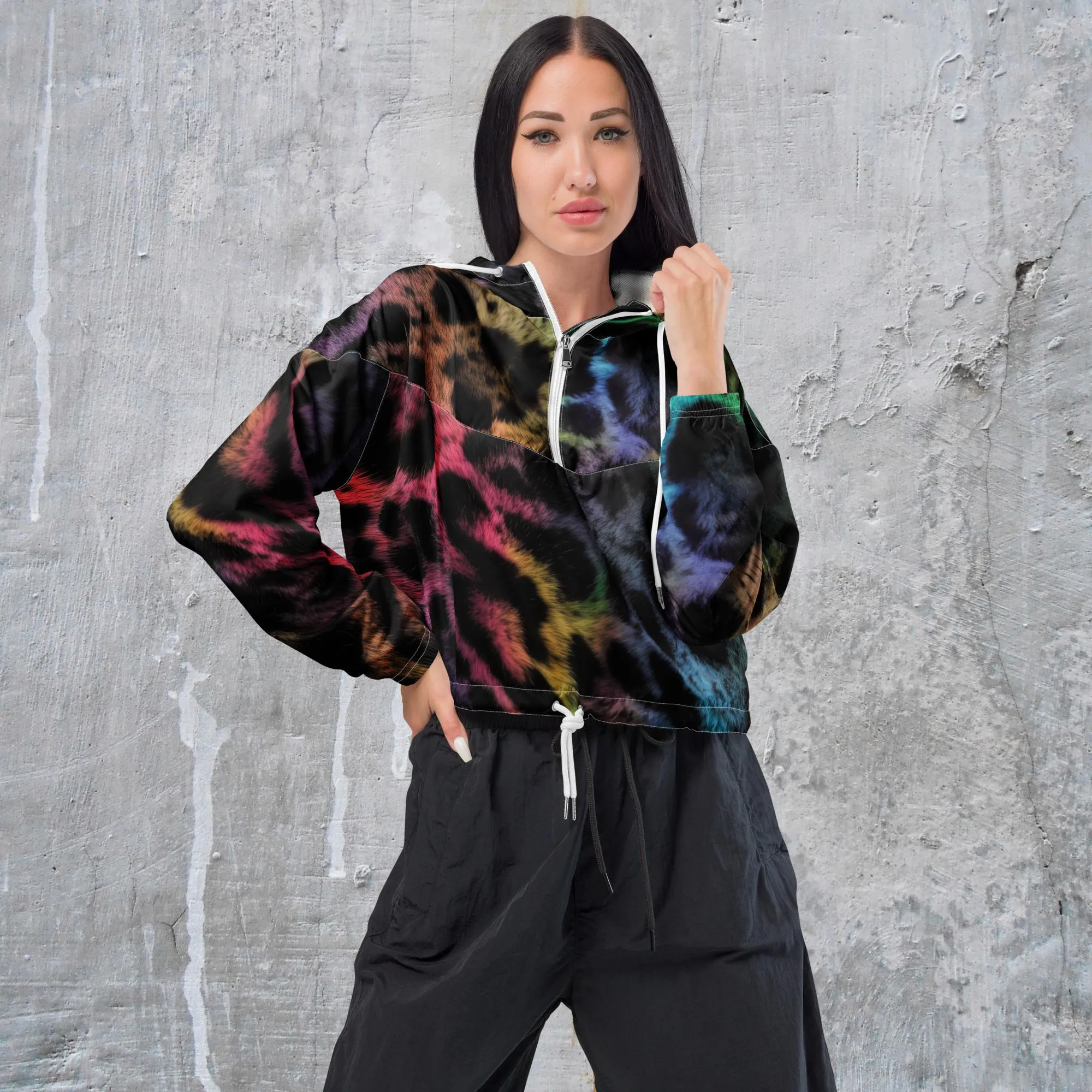 Women’s cropped windbreaker