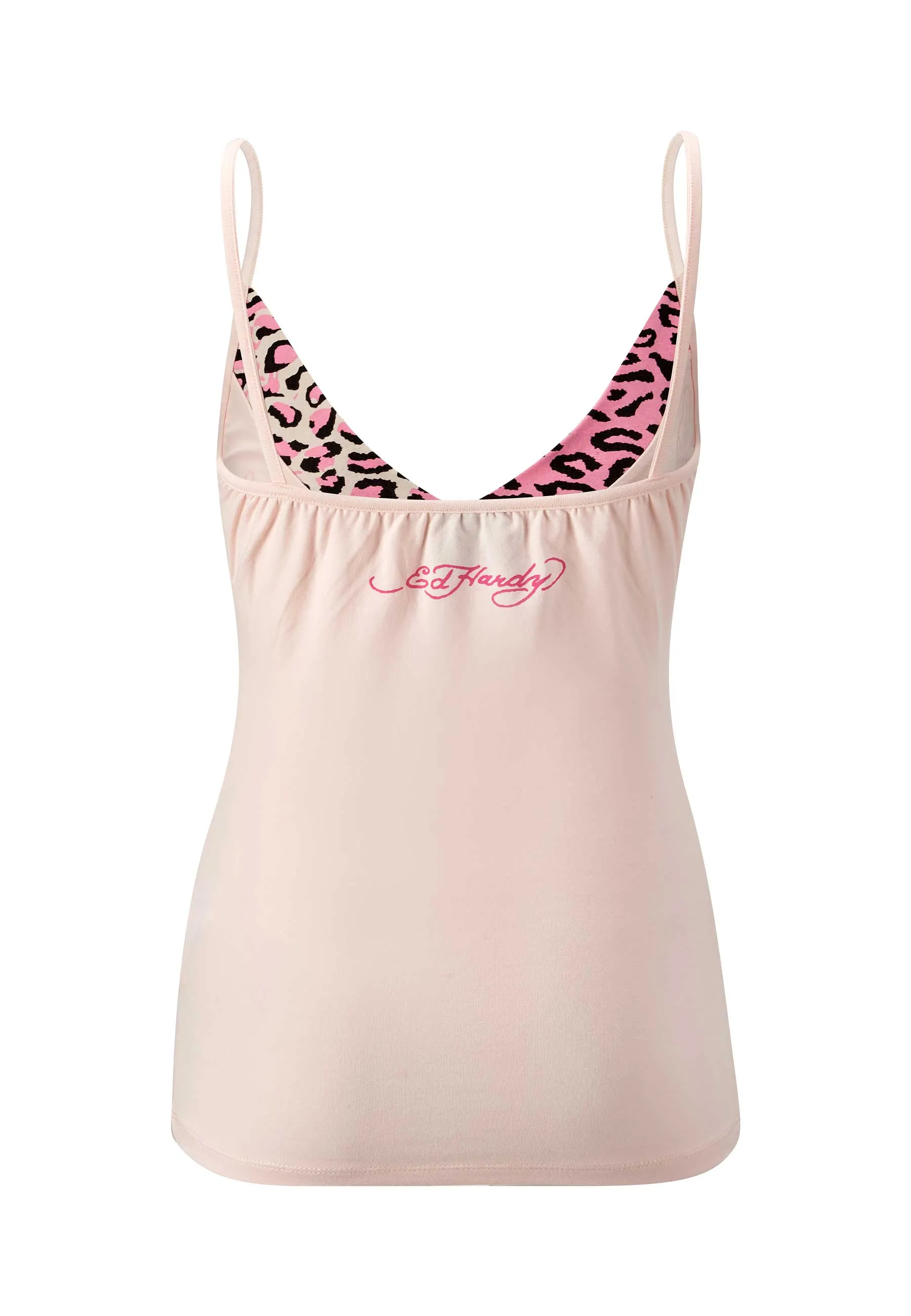 Womens Pink Koi Cami T - Pink