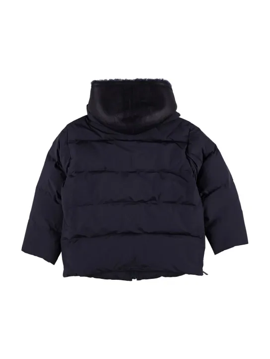 Yves Salomon Enfant   Nylon down jacket 