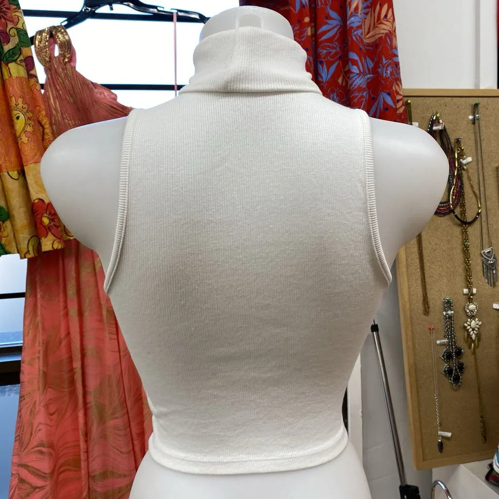 Zara turtleneck tank top S